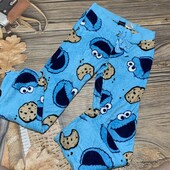 Плюшевые пижамные штаны размер М, состояние отличное