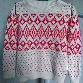 Свитер с принтом на 2г