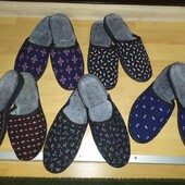 Тапочки без задника. женские тапотули.36размер.2 пары в лоте.