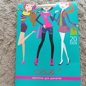 Капронові колготки на дівчинку 140-146 10-11 р