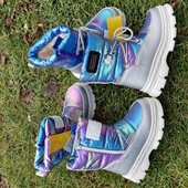 2 моделі зимові чоботи черевики дутіки сапоги дівчинка дутики 28 29 30 31 32 33 34 35р.