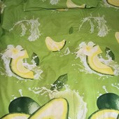 Простирадло євро та дві наволочки 50х70 см. Бязь Голд Люкс.