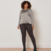 ♕ Ніжна жіноча блуза з міксу матеріалів від Tchibo (Німеччина) розмір наш 50-52(44/46 євро)