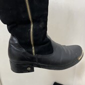 Шкіряні зимові чоботи-36р
