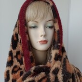 Шикарний великий фірмовий шарф- альпака леопард Zara 270Х45см.