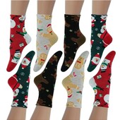 4 пары Рождественских Новогодних носочков