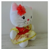 Мягкая игрушка кошечка длина до 40 см сост.новой