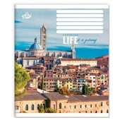 Зошит 3 шт на 36 аркушів у клітинку кольорова обкладинка Серія 2576 Життя- це подорож