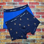 Арт.715 труси боксери чоловічі 2шт happy shorts розмір М.