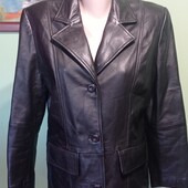 Пиджак натуральная кожа р 50 -52.отдичный вариант для офиса