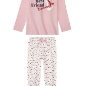 Lupilu.Котонова піжама з фланелевими штанами для дівчинки 98/104 р.