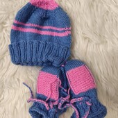 Нова шапка і пинетки