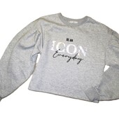 Стильний світшот з об'ємними рукавами на 15років розмір ХС