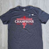 Fanatics мужская новая футболка цвет графит меланж размер L