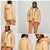 Стьобана Демісезонна жіноча куртка Tommy Hilfiger бежева S розмір