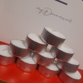 Свечи-таблетки 10 St белые , чайные свечи