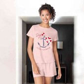 Esmara брендовая пижамка цвет пудра размер евро 40/42