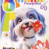 Кольоровий папір А4 офсет двосторонній, скоба 8 аркушів