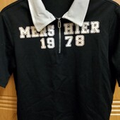 Актуальная укороченная футболка-поло, на р.42-48, смотрите замеры