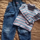 468 Джинсовий Комбез +гольф