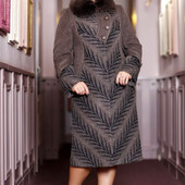 Пальто утеплене з натуральним хутром Favoritti