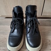Зимові шкіряні ботіночки р.36