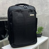 Рюкзак, і сумка для ноутбука в одному розмірі чорний