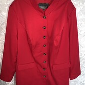 Яскравий подовжений жакет на підкладці.НОГ 70см.