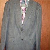 Костюм: пиджак + брюки, р.44/46 (смотрите замеры)