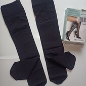 Універсальні гольфи носки капронові 2 пари в упаковці чорні. Женские гольфы 7503