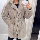 Утеплённое пальто -шубка Тедди разные цвета новинки сезона