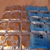 Презервативы, лот 40шт. + 5 штук інтім змазки