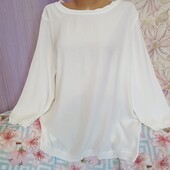 Реглан Блуза . Креп Шифон. Обг 120