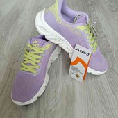Crivit брендовые текстильные кроссовки цвет сиреневый размер 39