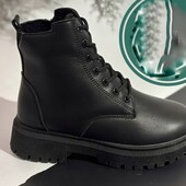 Зимові шкіряні ботінки