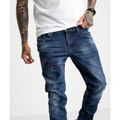 Теплі чоловічі джинси. На флісі. Заміри