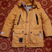 Тепла зимова куртка зі світловідбивними елементами