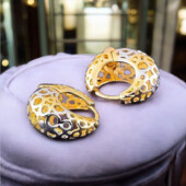 Сережки 'Xuping' (Позолота/родій) 085560