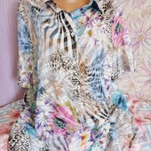 Чудова Натуральна Блуза Сорочка. Нова. обг 128