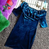 Новое платье велюр