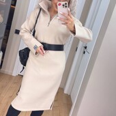 Теплое платье -поло / качество люкс