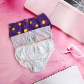 Комплект бавовняних трусиків-бікіні дівчинки