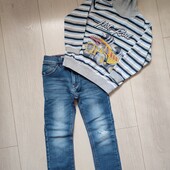 Джинси+гольф 4-6 років