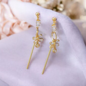 Сережки 'Xuping' Фіаніт (позолота 18к) 085711