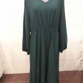 Платье женское зелёного цвета,сток .