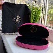 Juicy Couture комплект Оригінал! кейс футляр з брендованною серветкою для окулярів