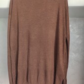 Коричневий джемпер р.с h&m