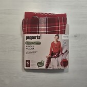 Пеппертс! Трикотажна піжама для дівчинки з фланелевими штанами 134/140! Лот 11