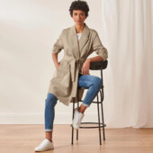 ♕ Якісний елегантний жіночий тренч від Tchibo(Німеччина) розмір наш 44-46(36 євро)