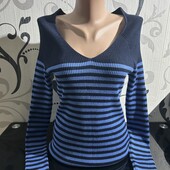 Светр в рубчик, р.14 в гарному стані